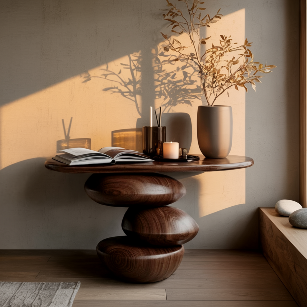 Zenform Live Edge Console Table