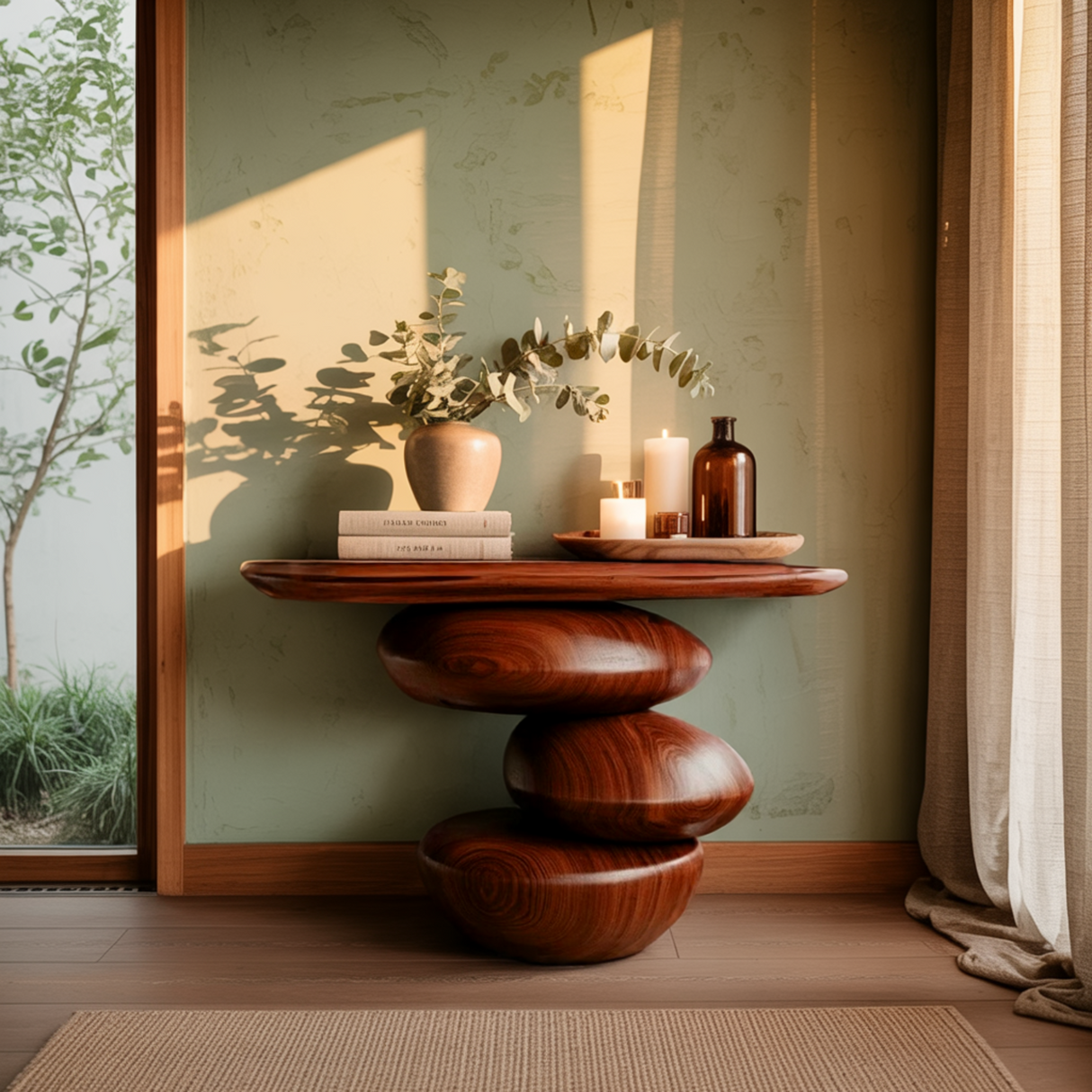Zenform Live Edge Console Table - Timberustic Console Table