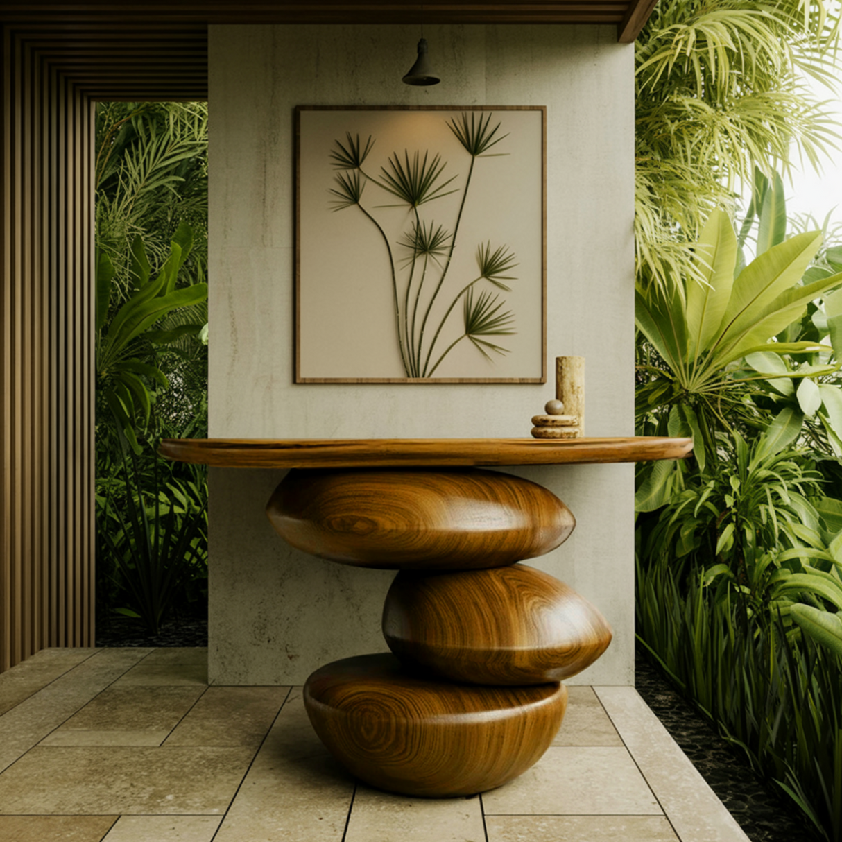 Zenform Live Edge Console Table