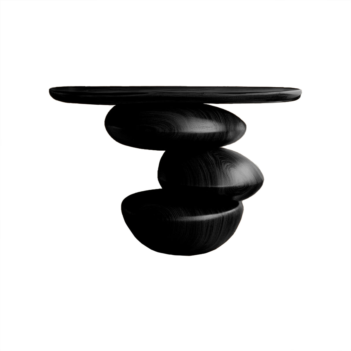 Zenform Live Edge Console Table Black - Timberustic Console Table