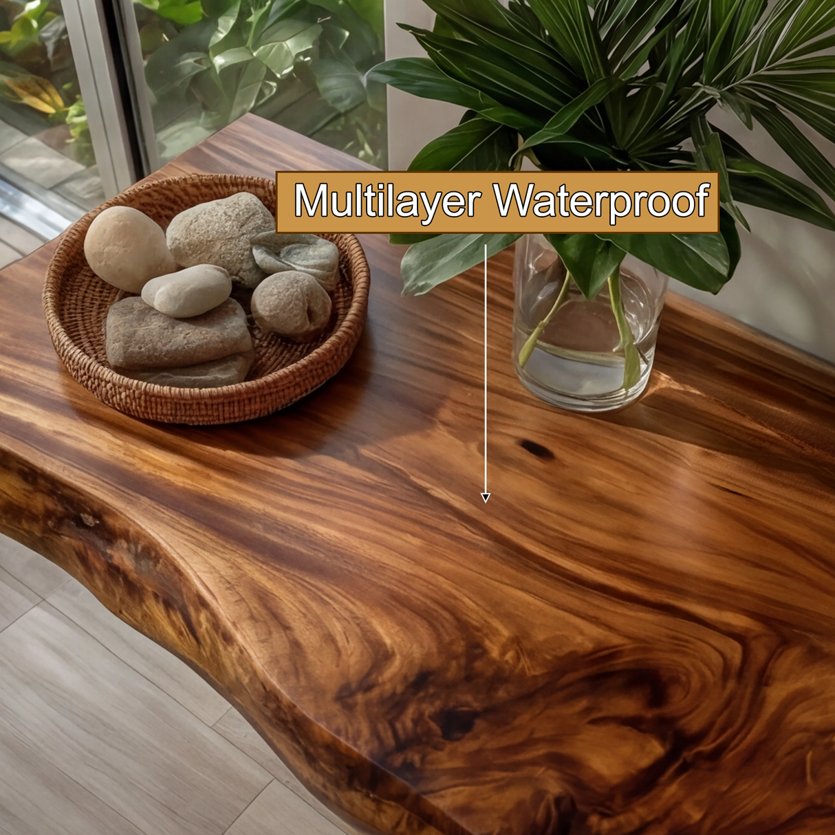 Zeravon Live Edge Solid Wood Floating Bathroom Vanity SPA751828 - Timberustic Floating Bathroom Vanity
