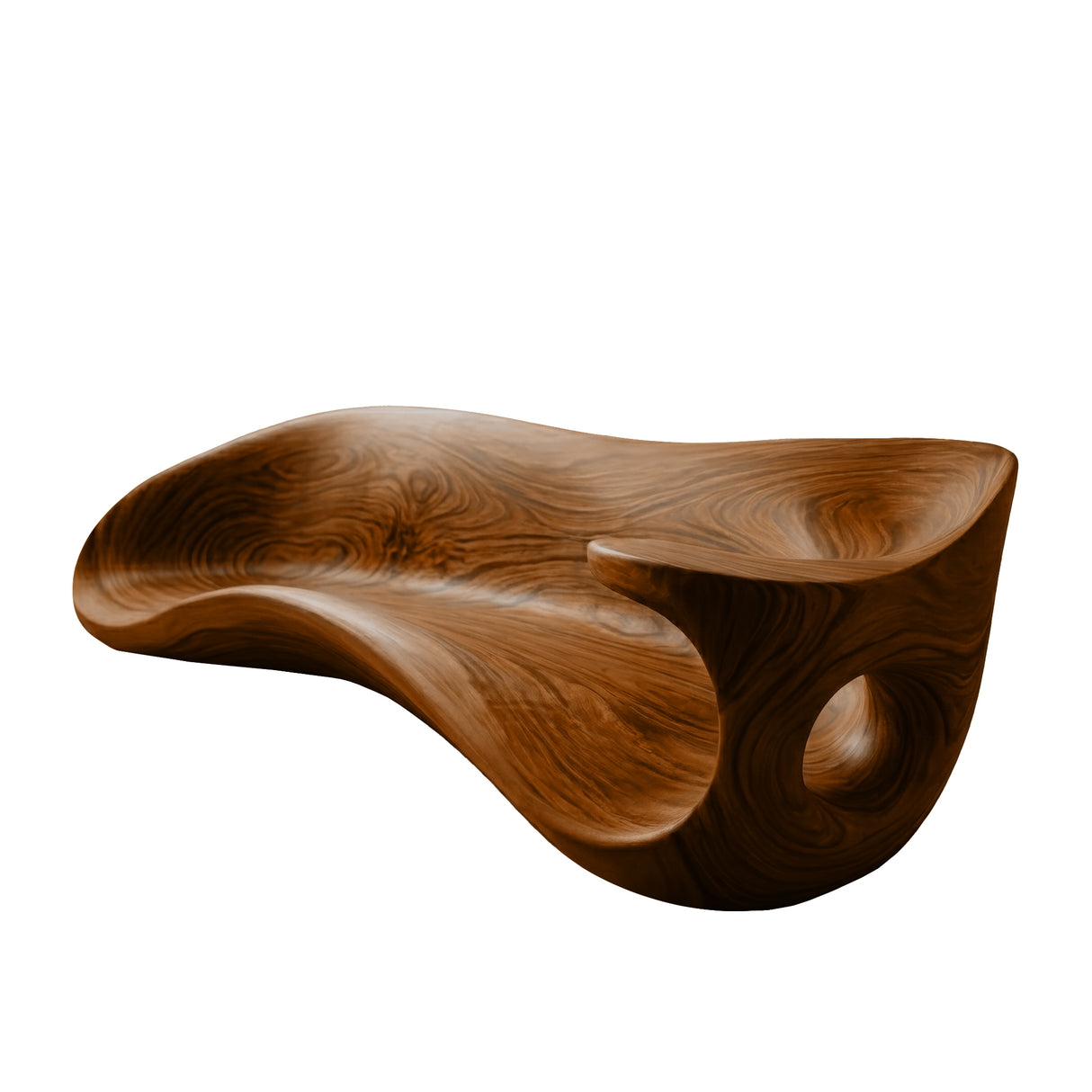Zorathen Solid Wood Sculpted Sofa Brown - Timberustic Sofa