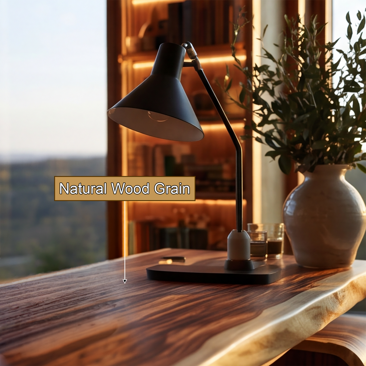 Zyphoria Handcrafted Solid Wood Desk with Drawers - Timberustic Desk With Drawers