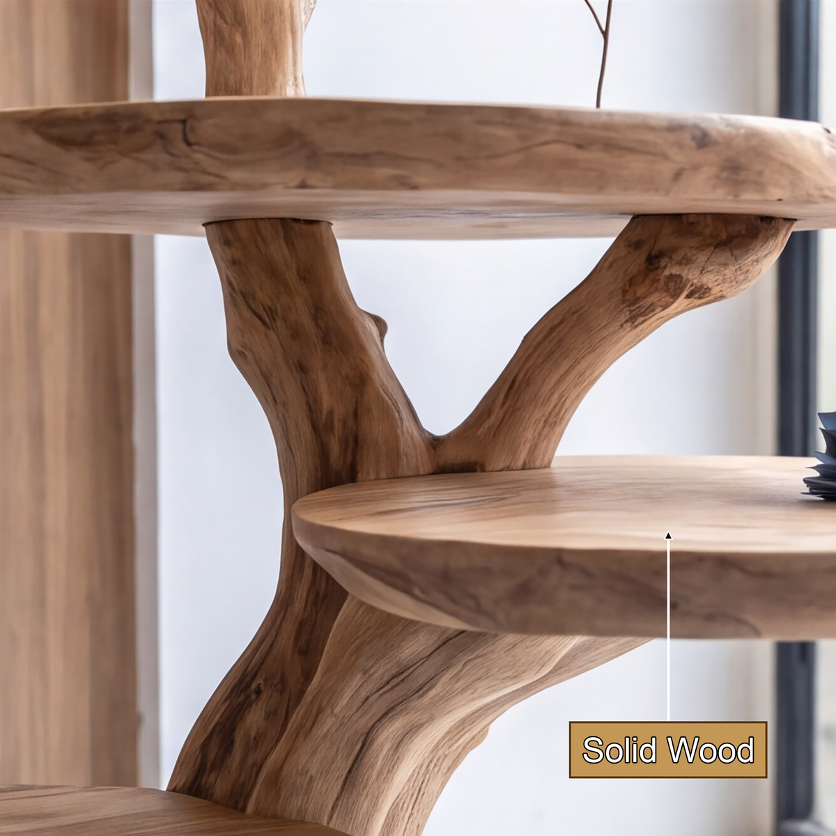 Arborflow Solid Wood Side Table - Timberustic Side Table