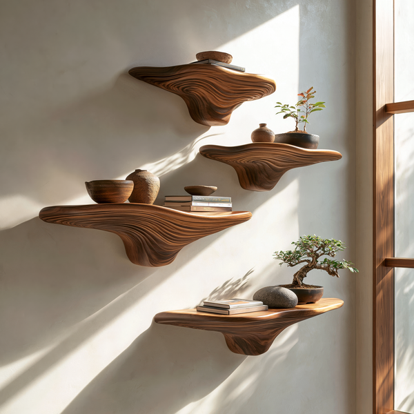 The Best Mushroom Floating Shelf Looks for a Cozy Woodland Theme