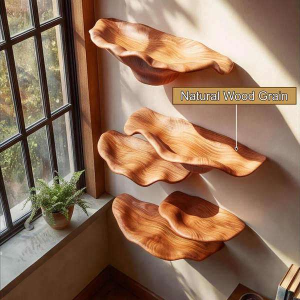 Mushroom Floating Shelf Decor Ideas for Shelving with Personality