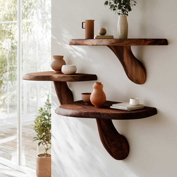 Mushroom Floating Shelf Decor Ideas for a Dreamy Wall Display