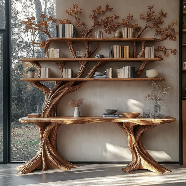 Gorgeous Tree Bookshelf Designs That Maximize Vertical Space
