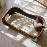 Elaris Sculpted Solid Wood Sofa - Timberustic Sofa