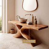 Aelric Sculpted Solid Wood Freestanding Bathroom Vanity SPA231829 - Timberustic Freestanding Bathroom Vanity