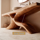 Aelric Sculpted Solid Wood Freestanding Bathroom Vanity SPA231829 - Timberustic Freestanding Bathroom Vanity