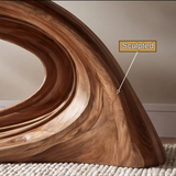 Aelthorin Solid Wood Sculpted Console Table - Timberustic Console Table