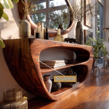 Aelthorne Organic Solid Wood Console Table - Timberustic Console Table