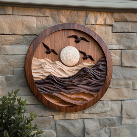 Aelun Handcrafted Solid Wood Wall Art - Timberustic Wall Art