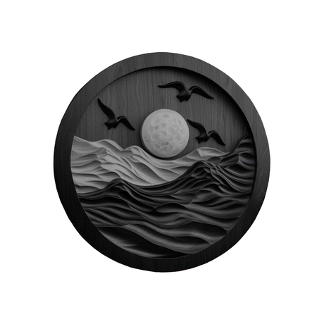 Aelun Handcrafted Solid Wood Wall Art Black - Timberustic Wall Art