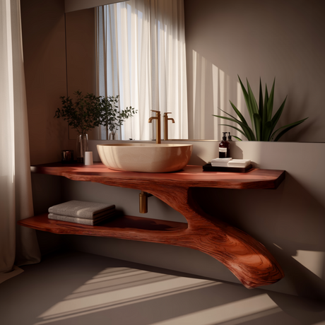 Aeris Solid Wood Bathroom Vanity