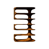 Aeron Curve Handcrafted Solid Wood Bookshelf