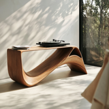 Aerowyn Handcrafted Solid Wood Record Player Stand