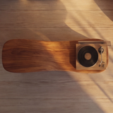 Aerwyn Handcrafted Solid Wood Record Player Stand