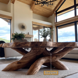 Aerwyn Live Edge Solid Wood Coffee Table SPA265211 - Timberustic Coffee Table