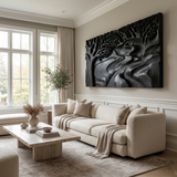 Aethergrove Sculpted Solid Wood Wall Art