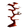 Aethorin Sculpted Solid Wood Tree Bookshelf Mahogany - Timberustic Tree Bookshelf