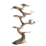 Aethorin Sculpted Solid Wood Tree Bookshelf Natural Oak - Timberustic Tree Bookshelf