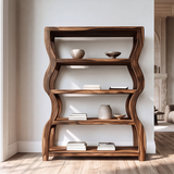 Aethros Handcrafted Solid Wood Bookshelf