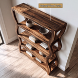 Aethros Handcrafted Solid Wood Bookshelf