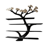 Alboris Bloom Handcrafted Live Edge Tree Bookshelf