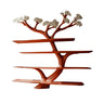 Alboris Bloom Handcrafted Live Edge Tree Bookshelf