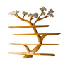 Alboris Bloom Handcrafted Live Edge Tree Bookshelf