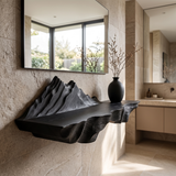 Aldric Handcrafted Mountain Floating Shelf - Timberustic Floating Shelf