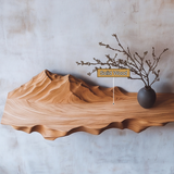 Aldric Handcrafted Mountain Floating Shelf - Timberustic Floating Shelf