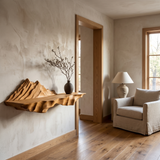 Aldric Handcrafted Mountain Floating Shelf - Timberustic Floating Shelf