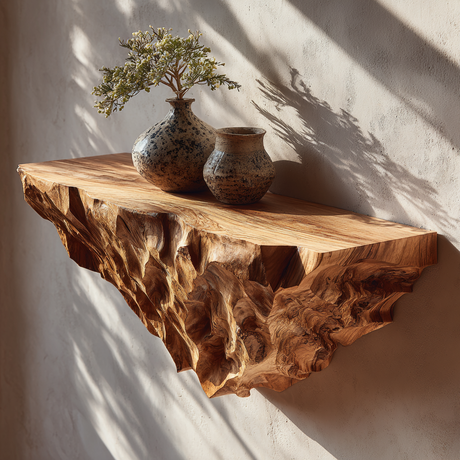 Altair Mountain Solid Wood Floating Shelf - Timberustic Floating Shelf
