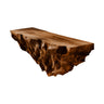 Altair Mountain Solid Wood Floating Shelf Brown - Timberustic Floating Shelf
