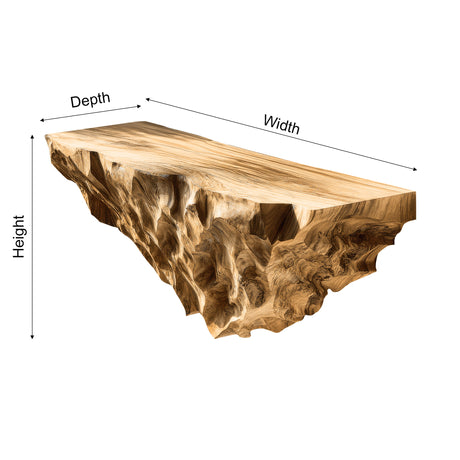 Altair Mountain Solid Wood Floating Shelf - Timberustic Floating Shelf