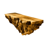 Altair Mountain Solid Wood Floating Shelf Teak - Timberustic Floating Shelf