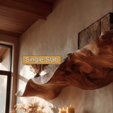 Altara Sculpted Solid Wood Floating Shelf SPA593958 - Timberustic Floating Shelf