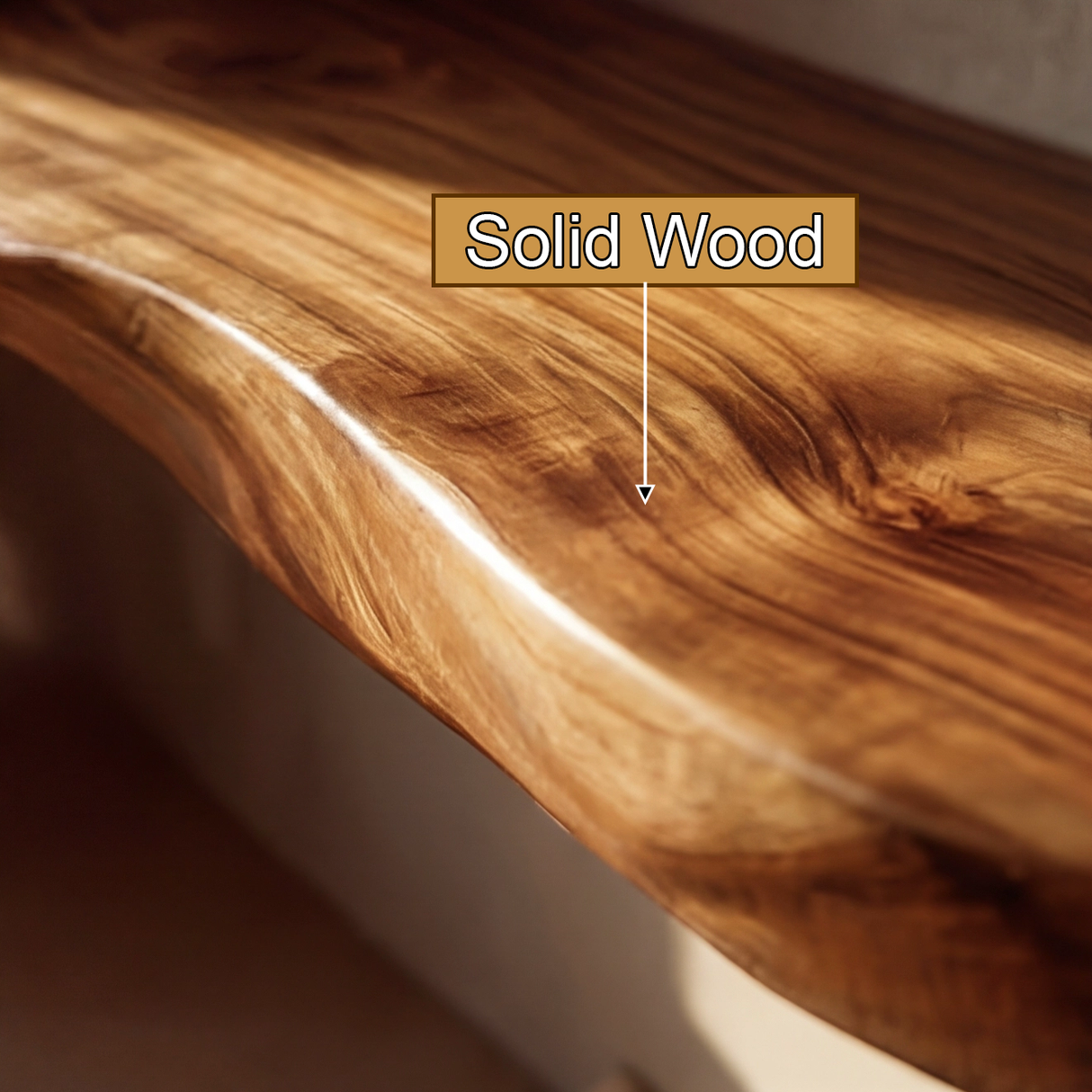 Altara Sculpted Solid Wood Floating Shelf SPA593958 - Timberustic Floating Shelf