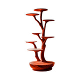 Altura Sculpted Solid Wood Tree-Inspired Cat Tree Shelf Mahogany - Timberustic Tree-Inspired Cat Tree Shelf