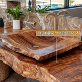 Alvera Live Edge Solid Wood Floating Bathroom Vanity SPA365894 - Timberustic Floating Bathroom Vanity