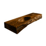 Alverin Live Edge Solid Wood Floating Bathroom Vanity with Integrated Sink Brown - Timberustic Floating Bathroom Vanity with Integrated Sink