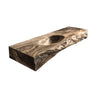 Alverin Live Edge Solid Wood Floating Bathroom Vanity with Integrated Sink Natural Oak - Timberustic Floating Bathroom Vanity with Integrated Sink