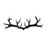 Antura Rustic Antler-Inspired Solid Wood Hook Rack