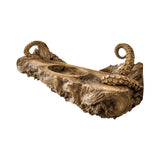 Aqualith Octopus Form Sculpted Solid Wood Floating Bathroom Vanity with Integrated Sink Natural Oak - Timberustic Floating Bathroom Vanity with Integrated Sink