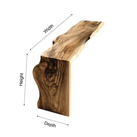 Arbor Edge Solid Wood Sofa Arm Table