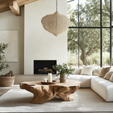 Arbora Live Edge Solid Wood Coffee Table - Timberustic Coffee Table