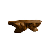 Arbora Live Edge Solid Wood Coffee Table Brown - Timberustic Coffee Table
